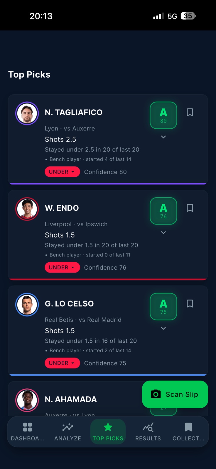 PropMachine app — Prop detail